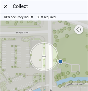 Place a point without GPS Place a point without GPS